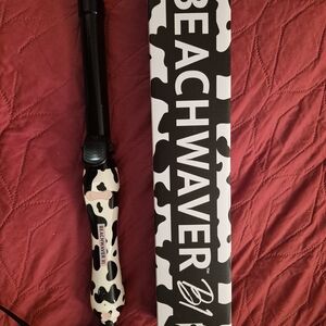 Beachwaver Curling Iron with Cow Print